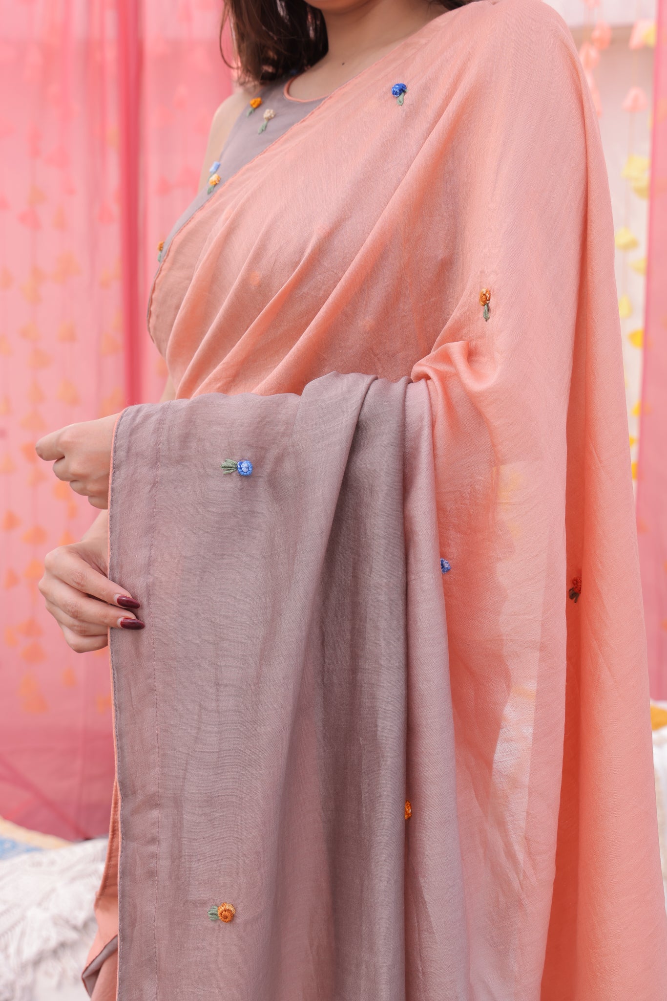 Cassia Glow Saree