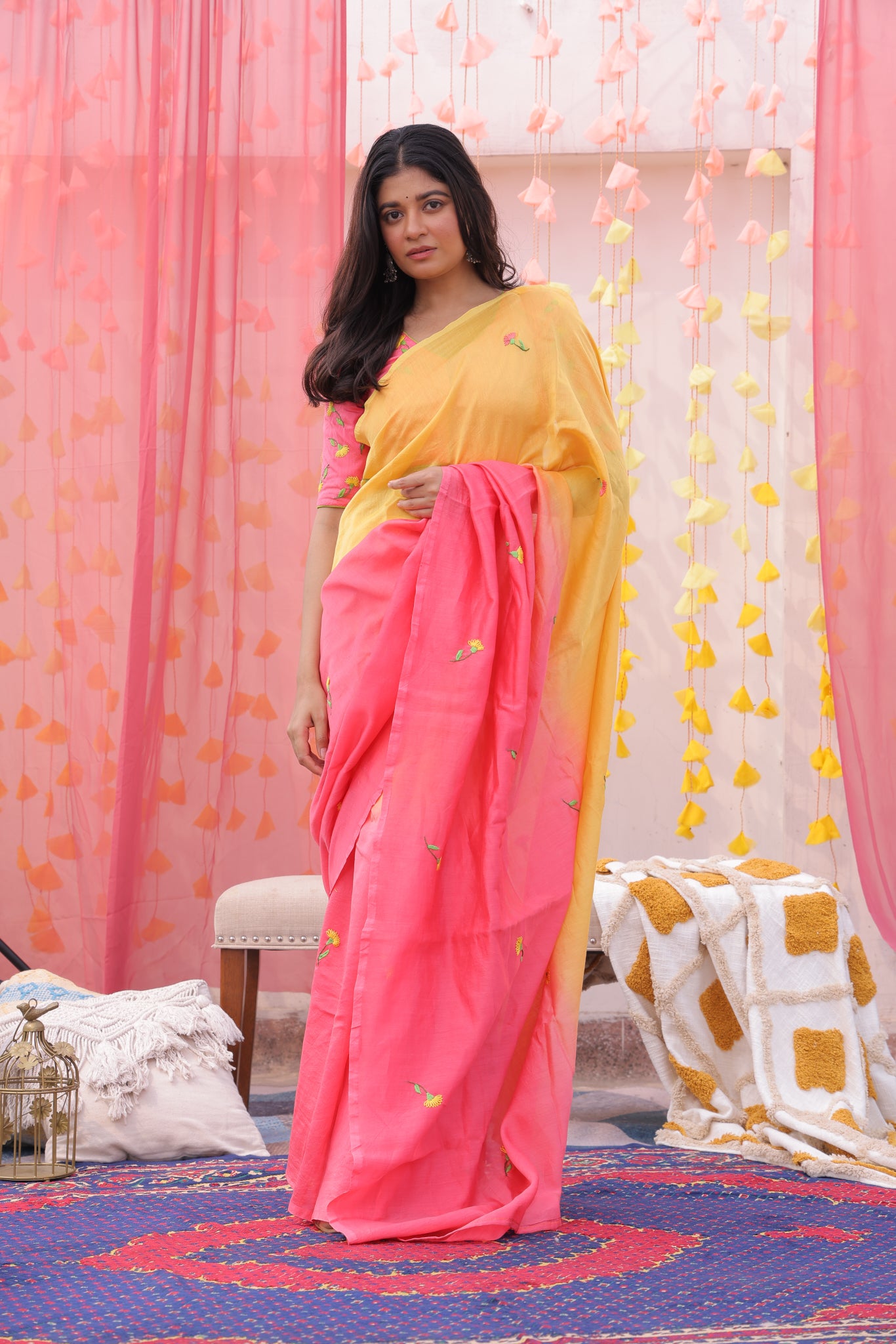 Noorani Phool Saree