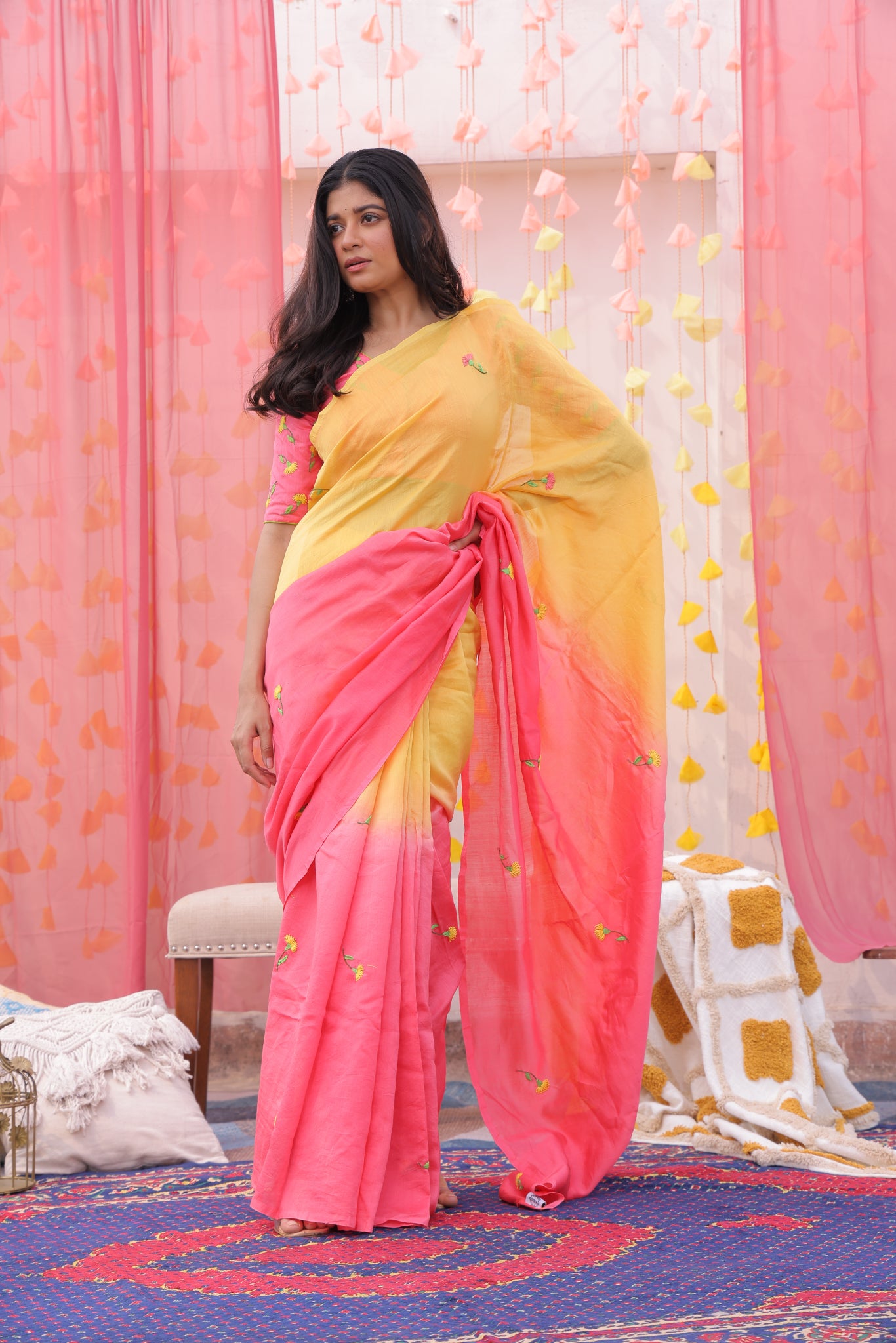 Noorani Phool Saree