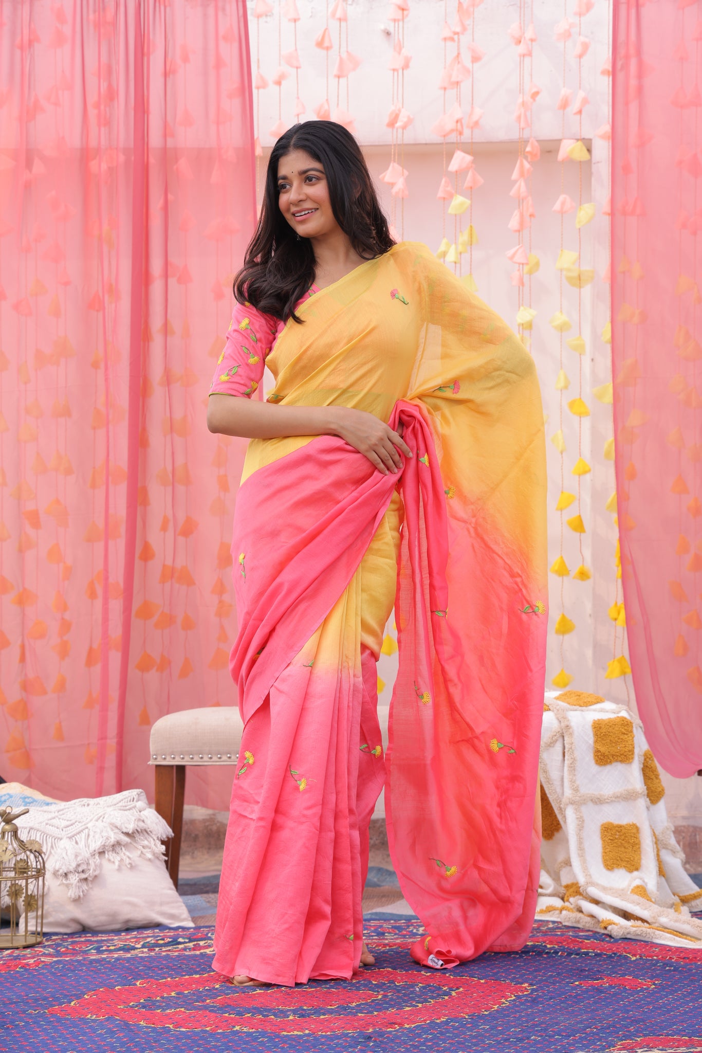 Noorani Phool Saree