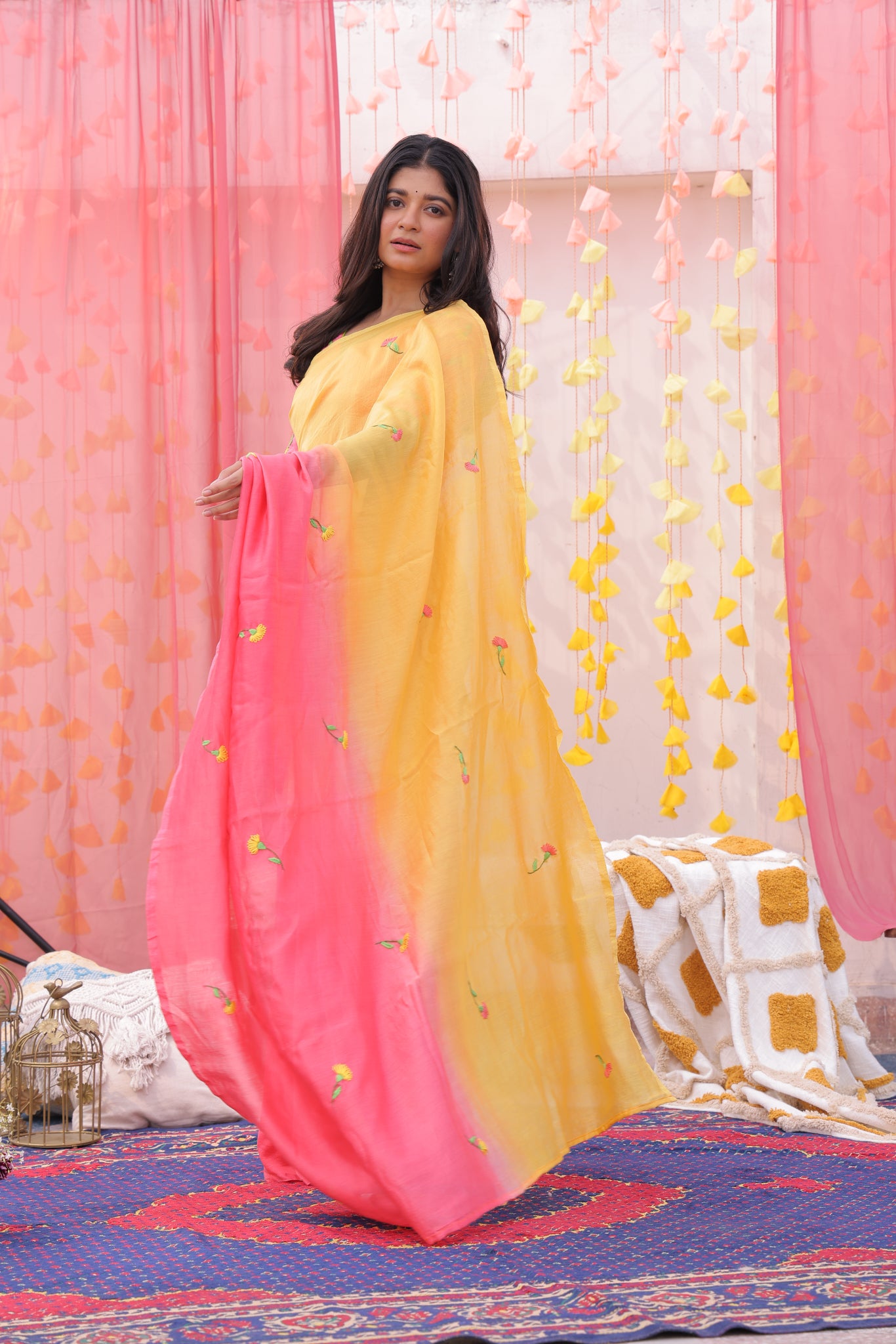 Noorani Phool Saree