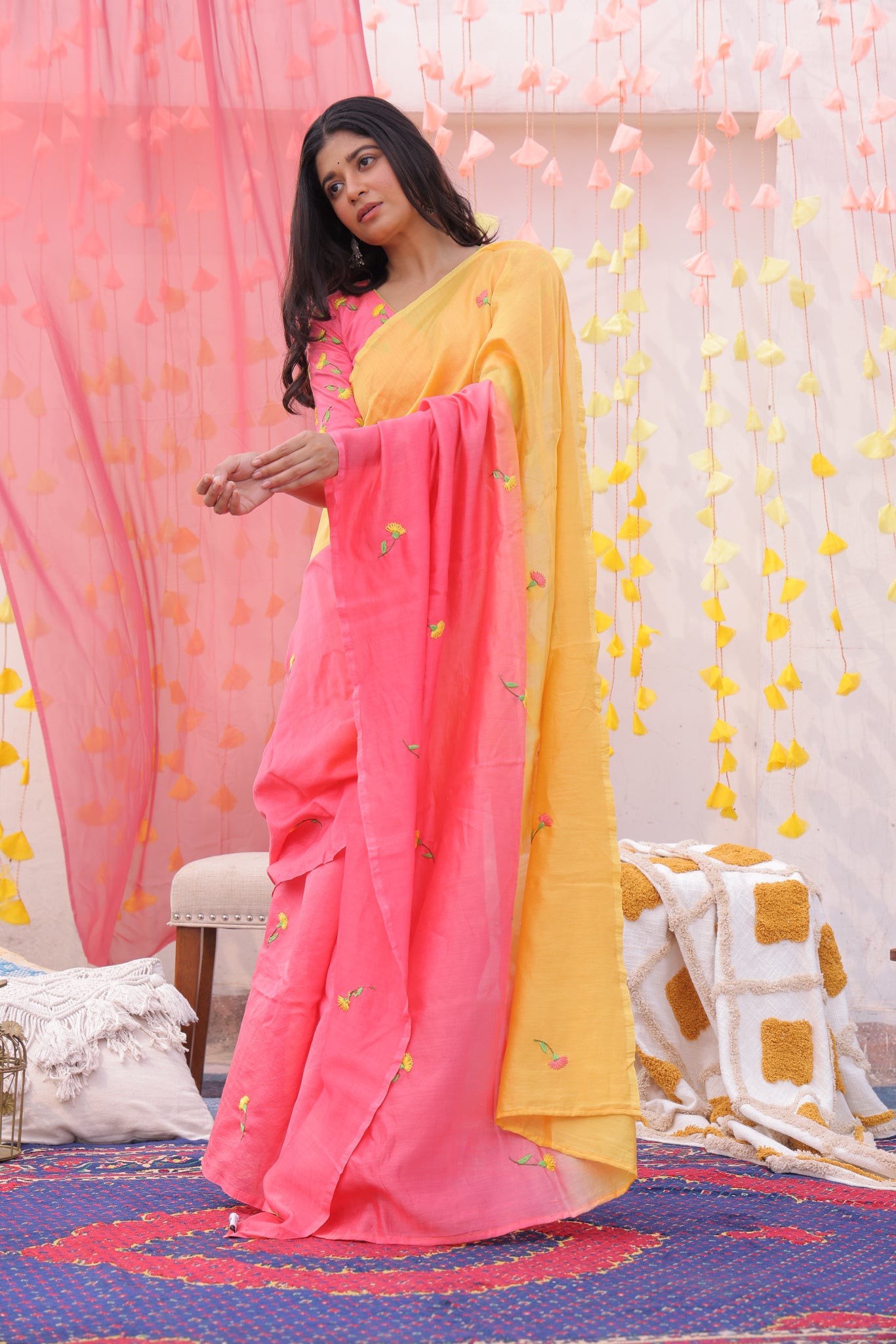 Noorani Phool Saree