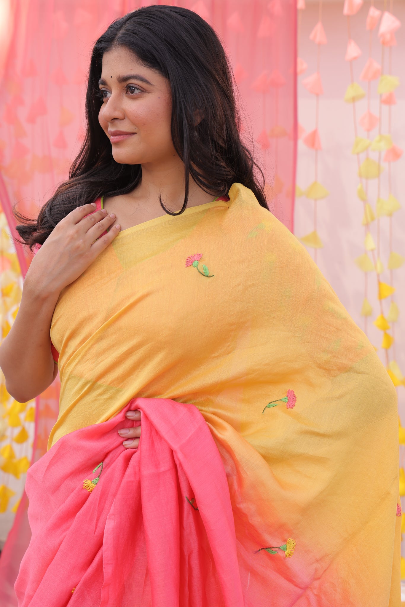 Noorani Phool Saree