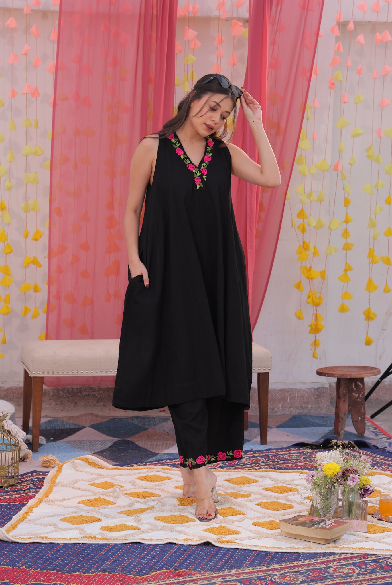 Kala Gulaab Co-Ord Set