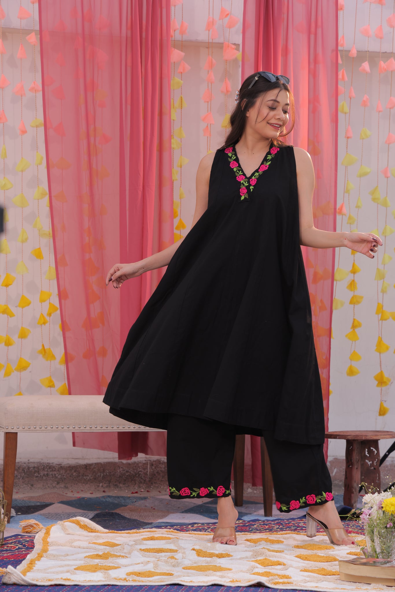 Kala Gulaab Co-Ord Set