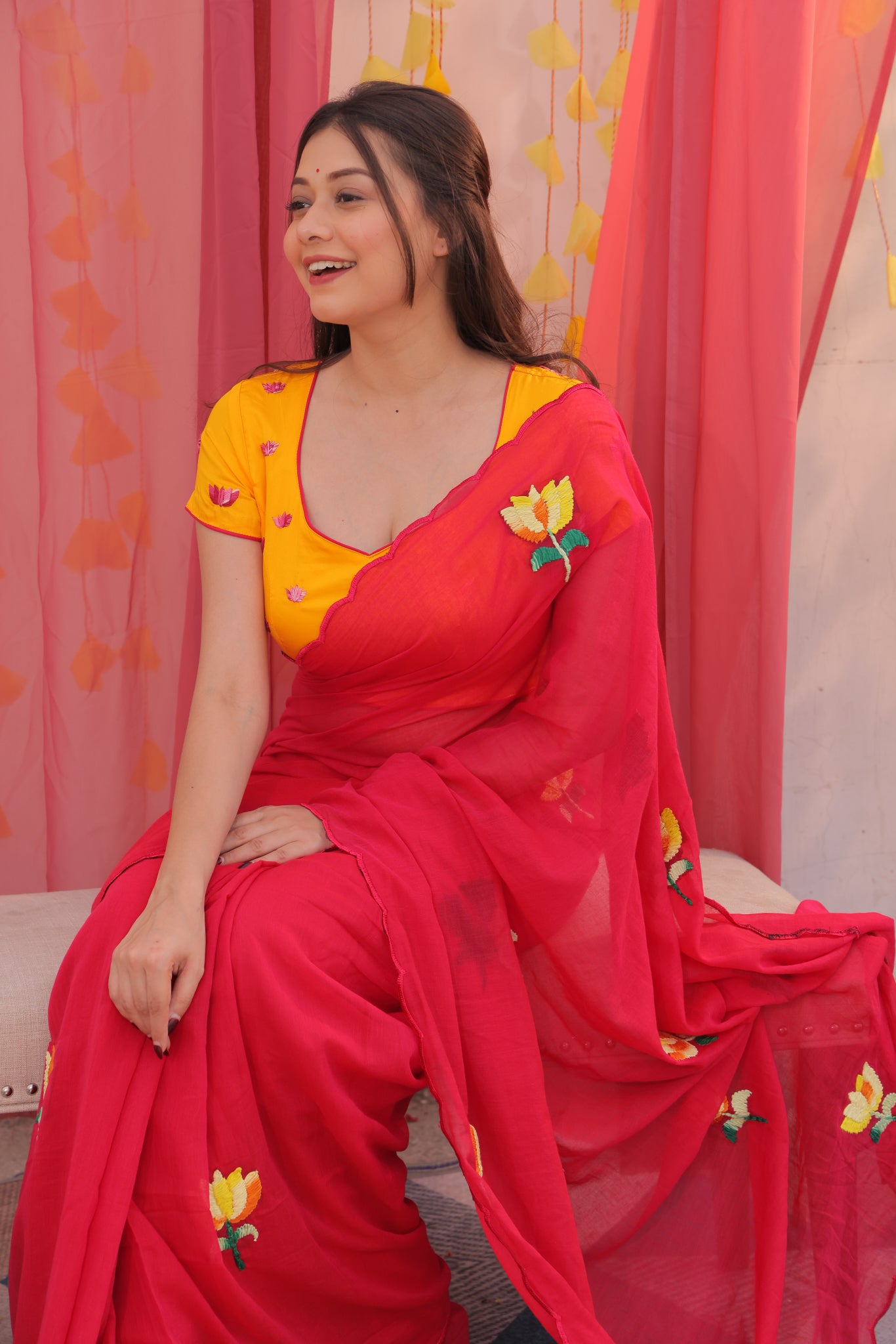 Suchi Poddo Holud Blouse