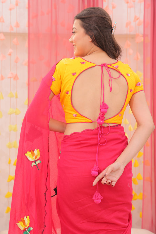 Suchi Poddo Holud Blouse