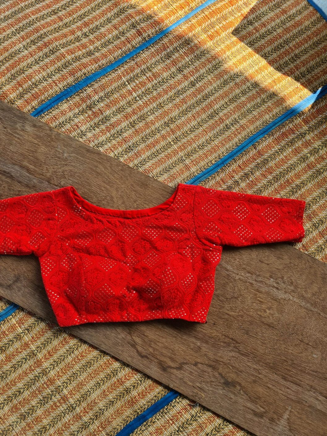 SITARA RED BLOUSE