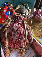 Embroidered Potli Bags- Set of 15