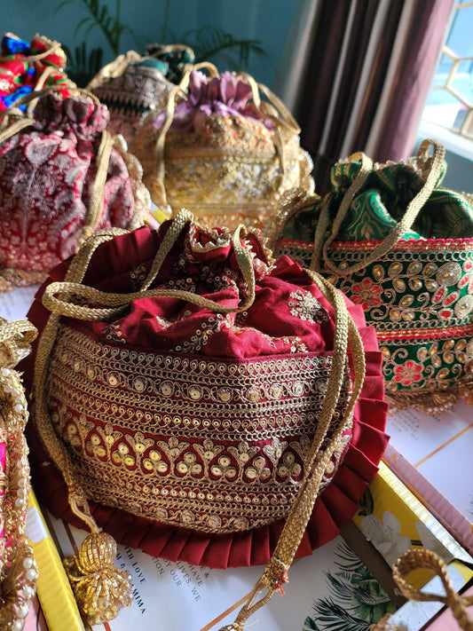 Raima Embroidered Potli Bag