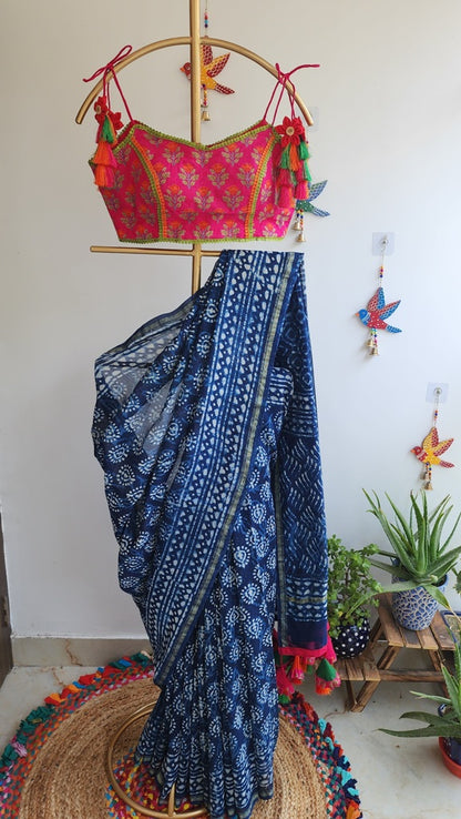 Baisa Indigo Saree