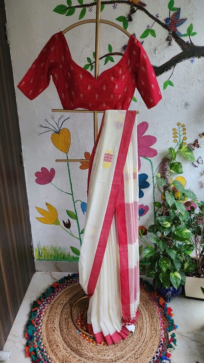 Fish Jamdani Saree