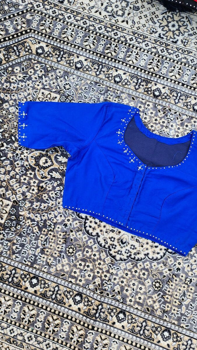 Tara Sitara Blouse (Royal Blue)