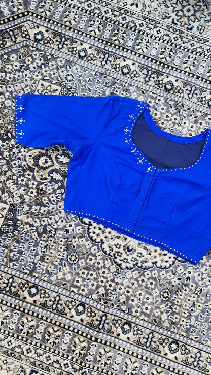 Tara Sitara Blouse (Royal Blue)