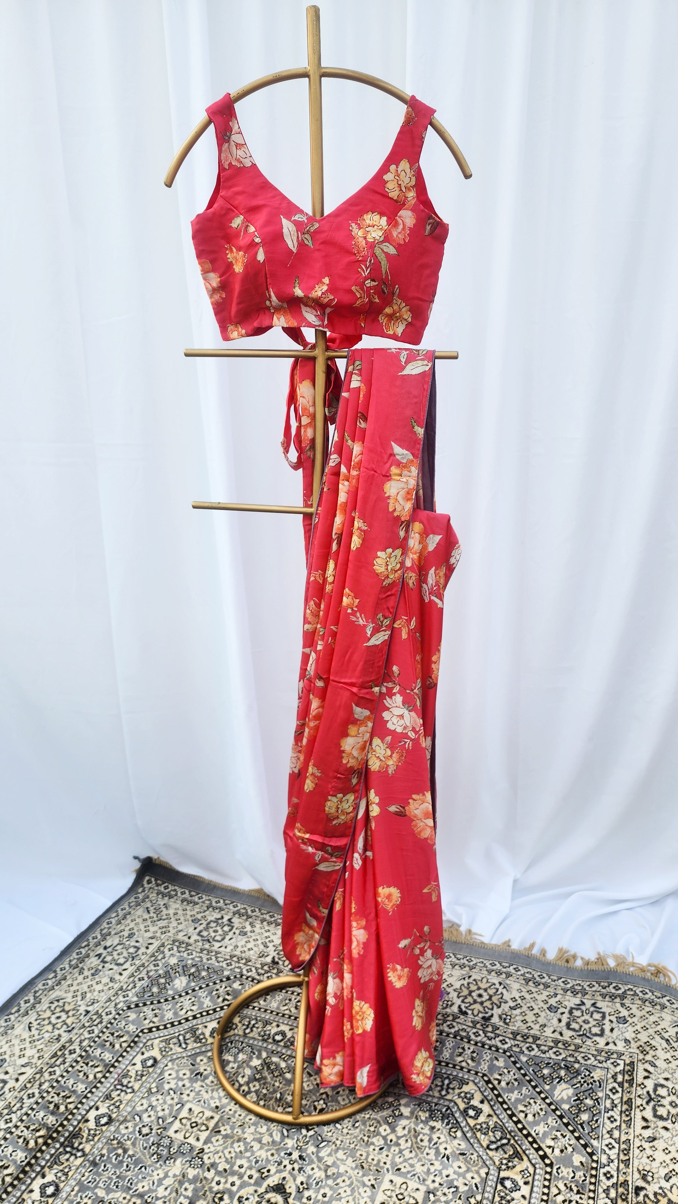 Zoya Floral Modal Silk Saree