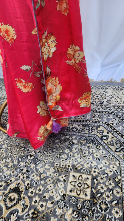 Zoya Floral Modal Silk Saree