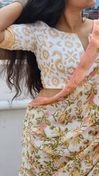 ROZANA WHITE CHAMPAGNE BLOUSE
