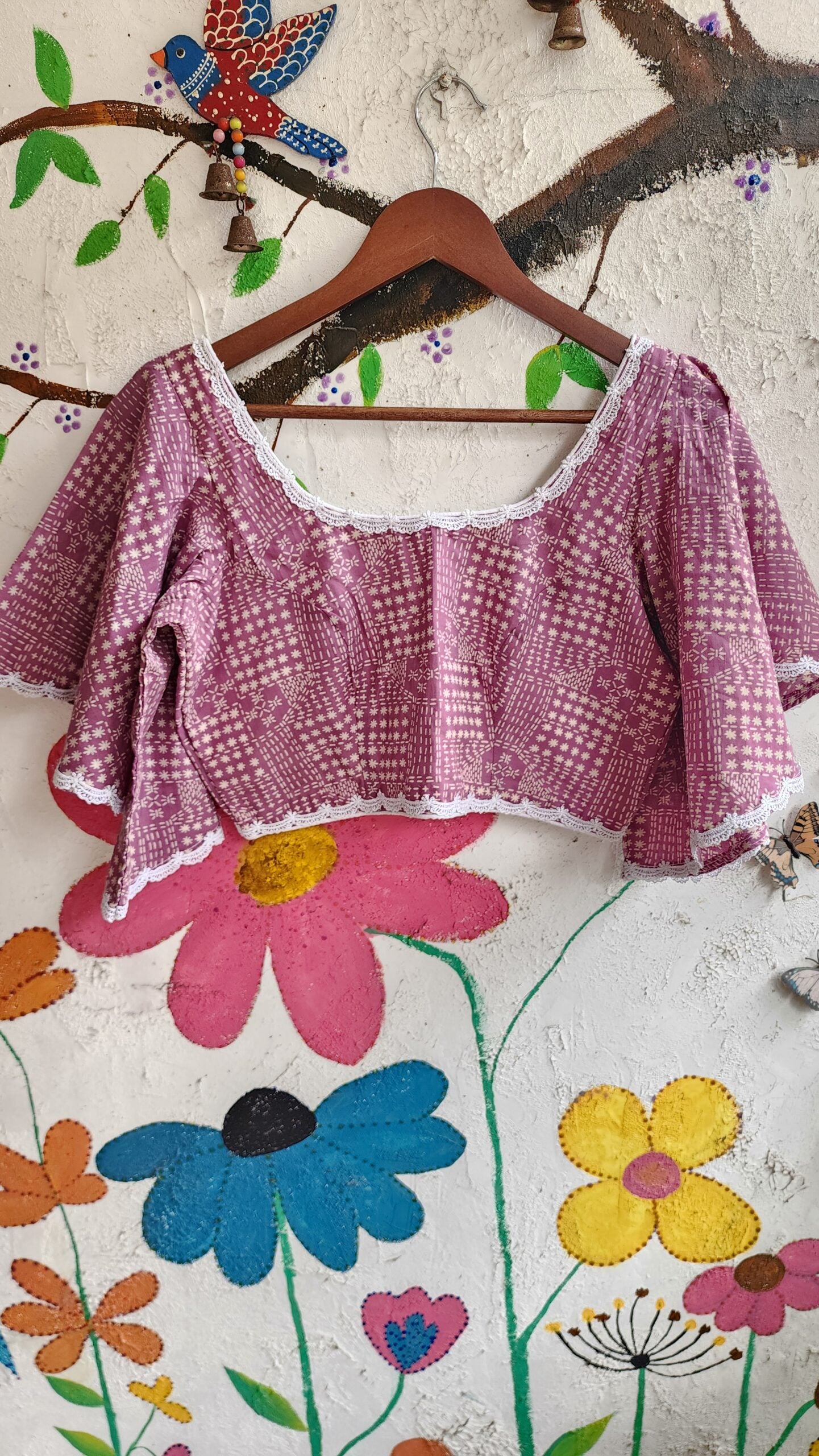 Flosaira Blouse -Lavender