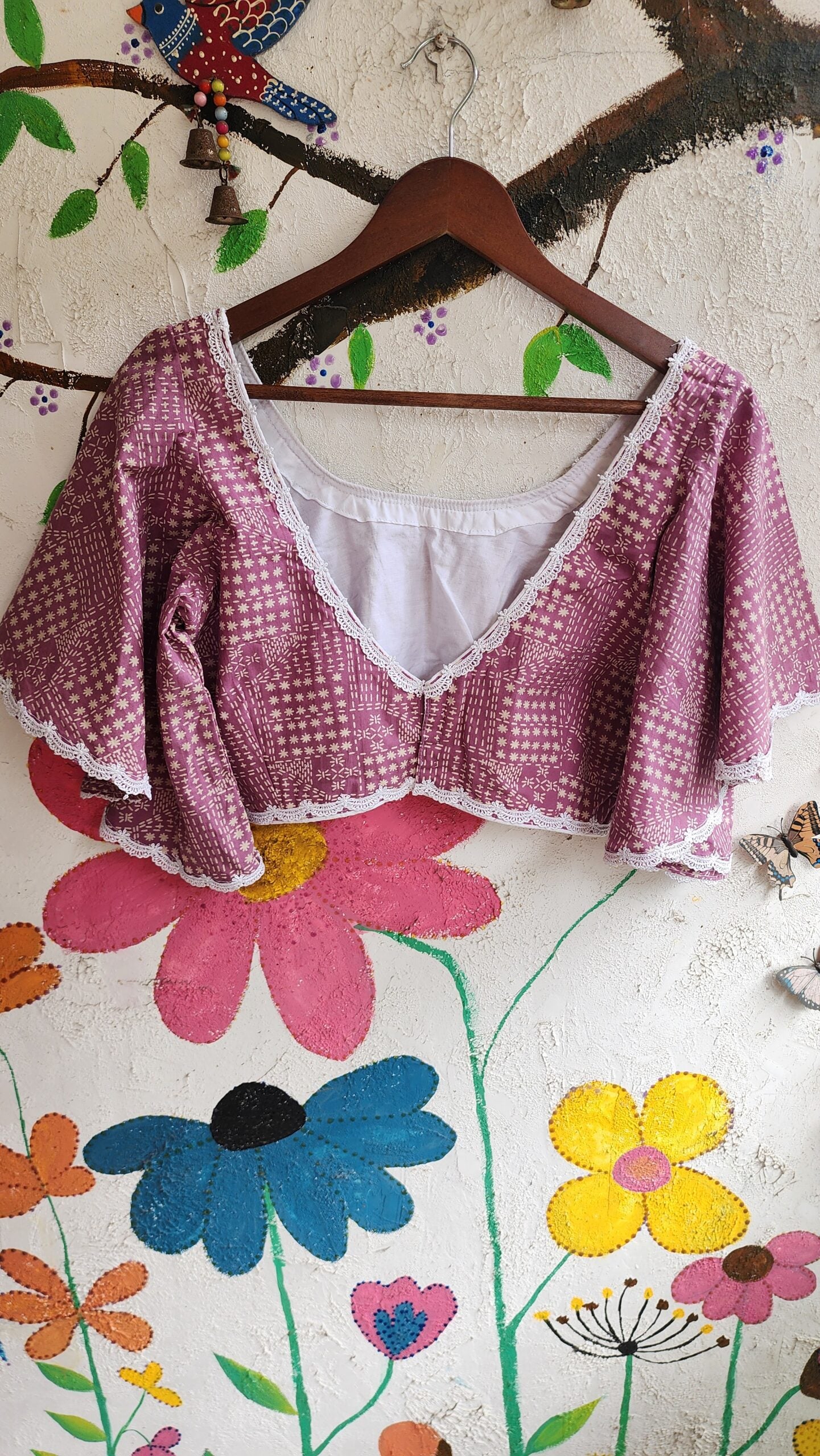 Flosaira Blouse -Lavender