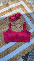 Dildara Blouse -Hot pink