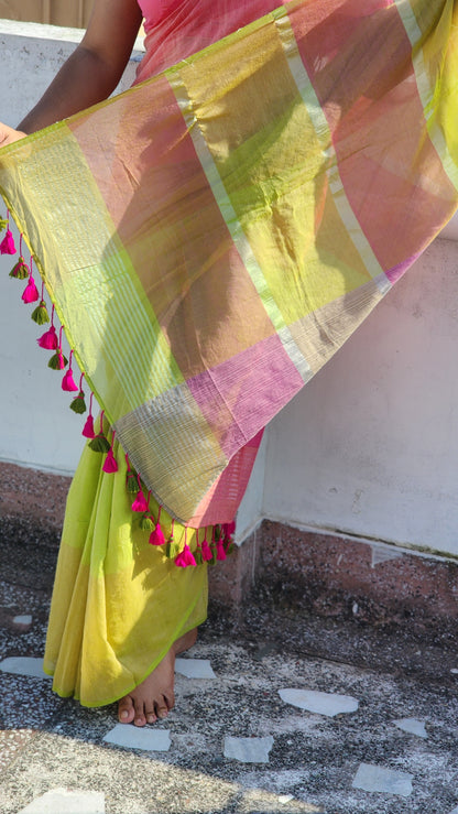 Gentle Pastle Mul Cotton Saree