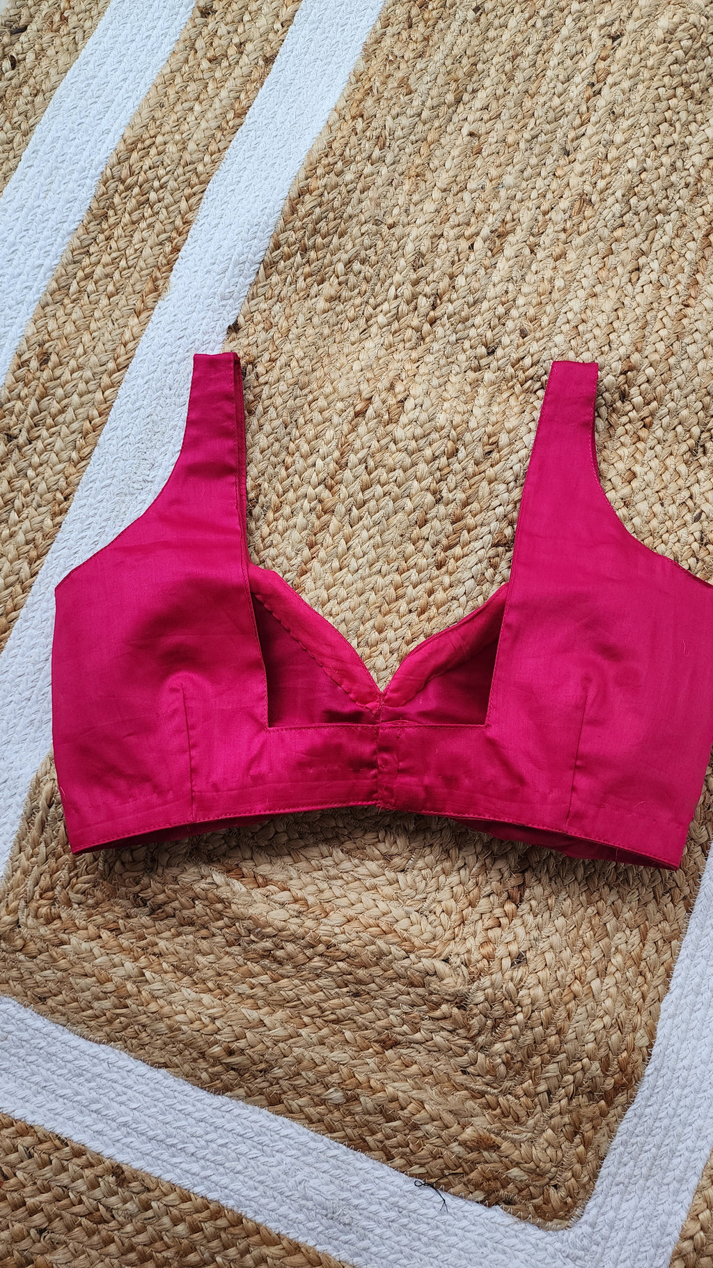 Contour Blouse-Hot pink