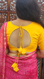 Yellow Cottonsilk Blouse