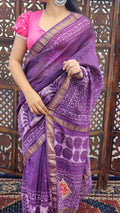 Junaira Maheshwari Cotton Silk Saree