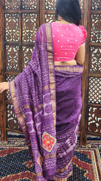 Junaira Maheshwari Cotton Silk Saree