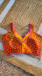 Orange cotton Blouse