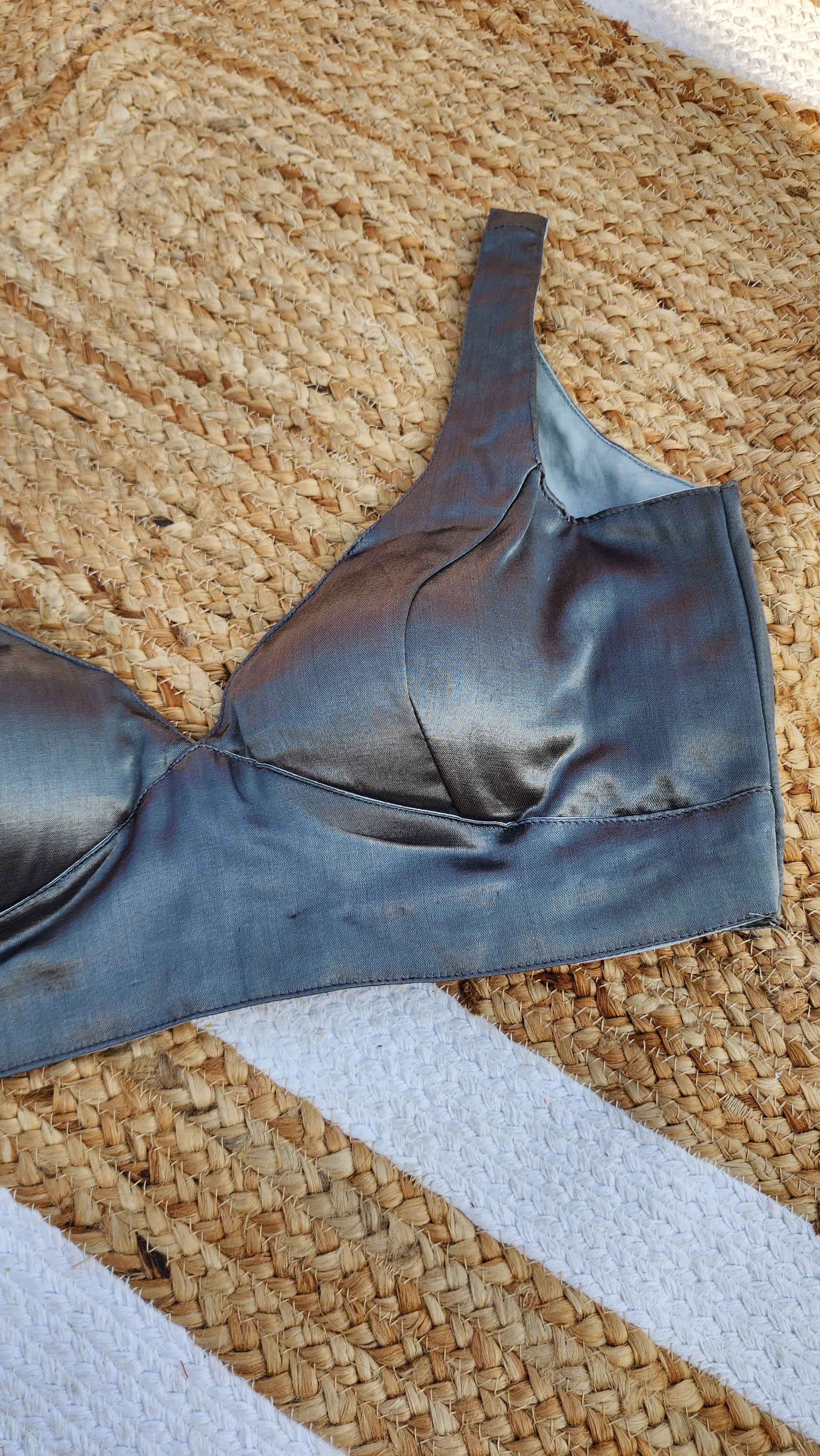 Ash Aura Mashru Silk Blouse