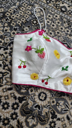 Nashila Phal  Blouse - White