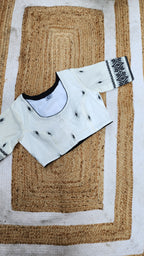 White Bano Jamdani Blouse