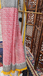 Polka Dreams Mulmul Saree