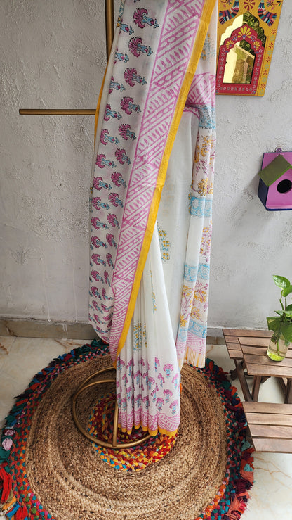 Thandi Phirki Mulmul Saree