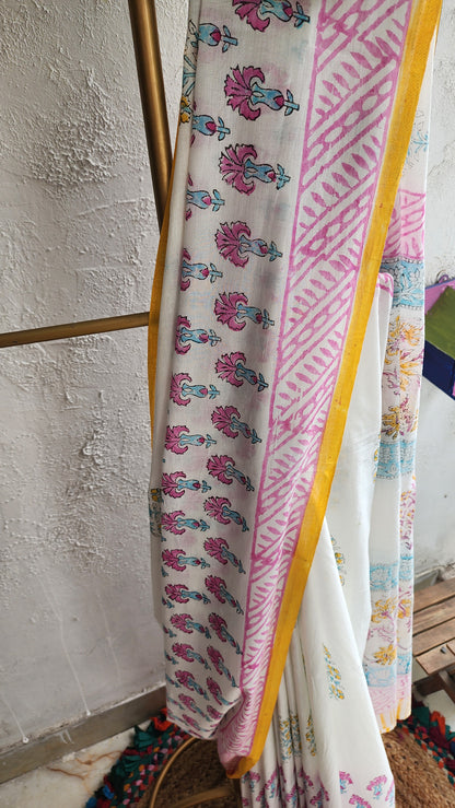 Thandi Phirki Mulmul Saree