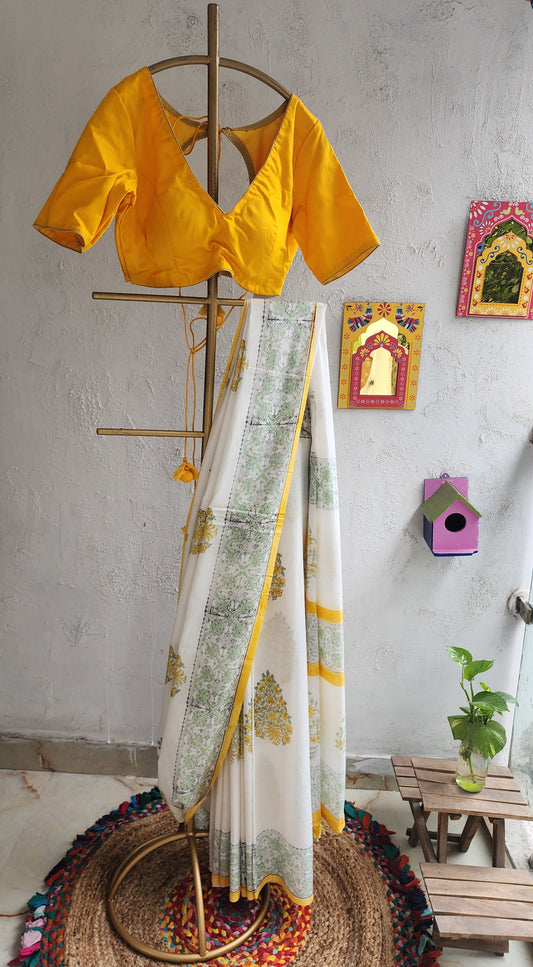 Nimbu Mirchi Mulmul Saree