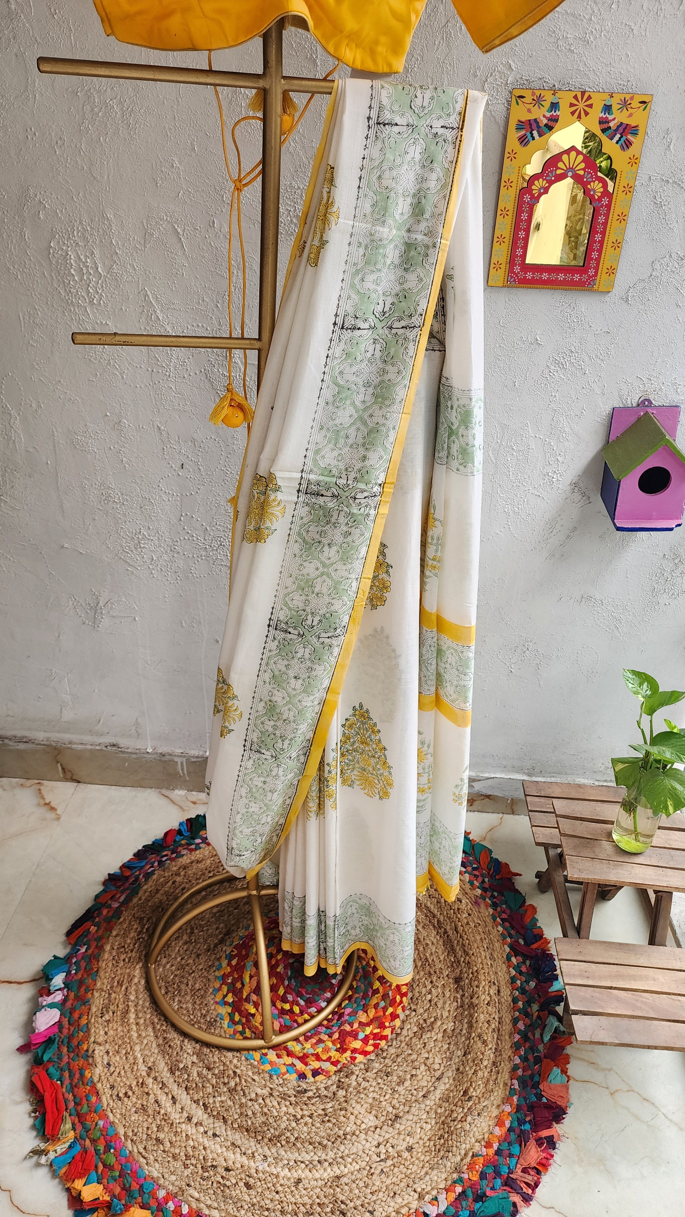 Nimbu Mirchi Mulmul Saree