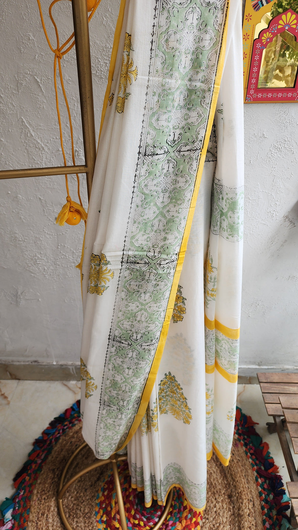 Nimbu Mirchi Mulmul Saree