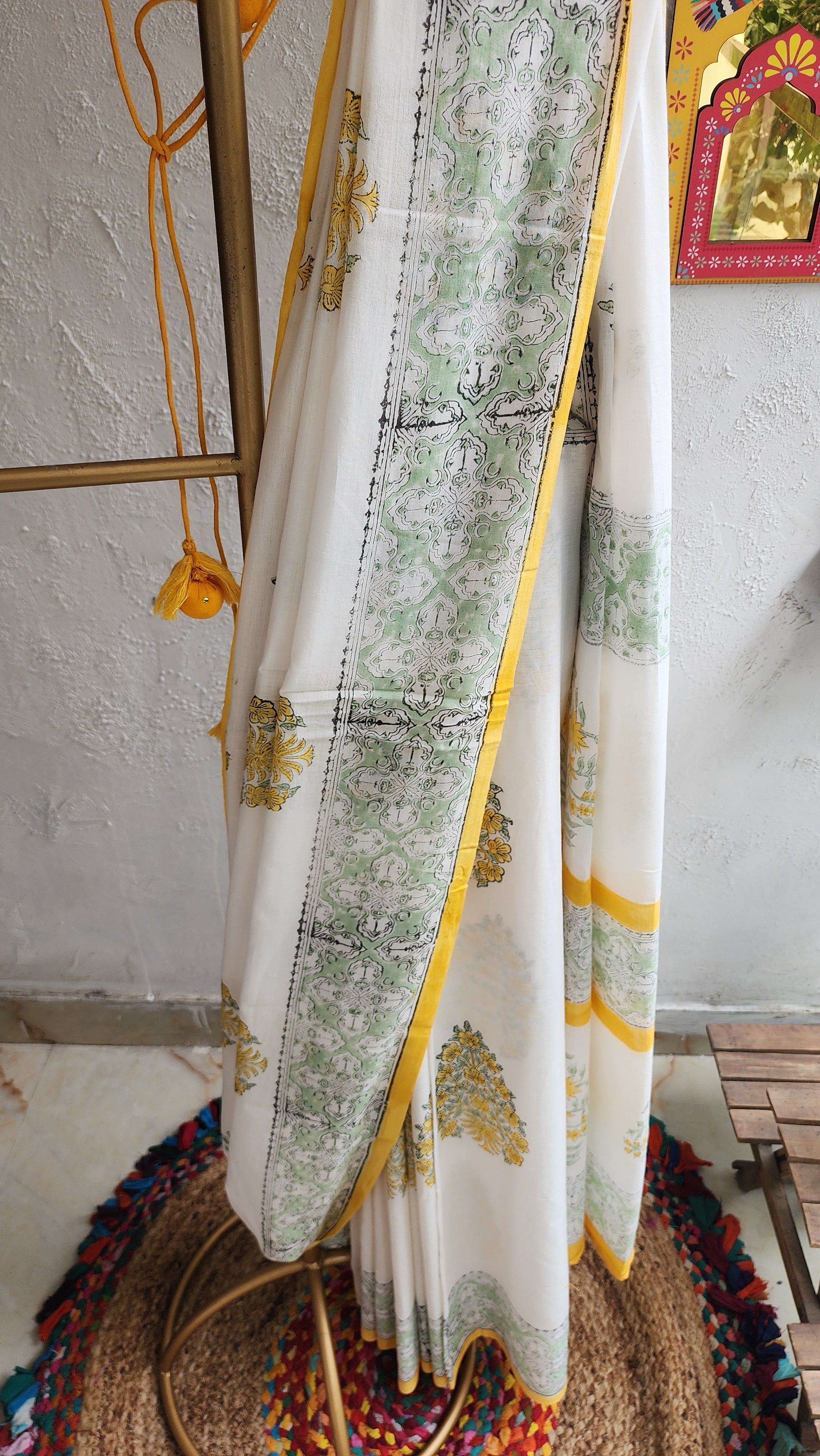 Nimbu Mirchi Mulmul Saree