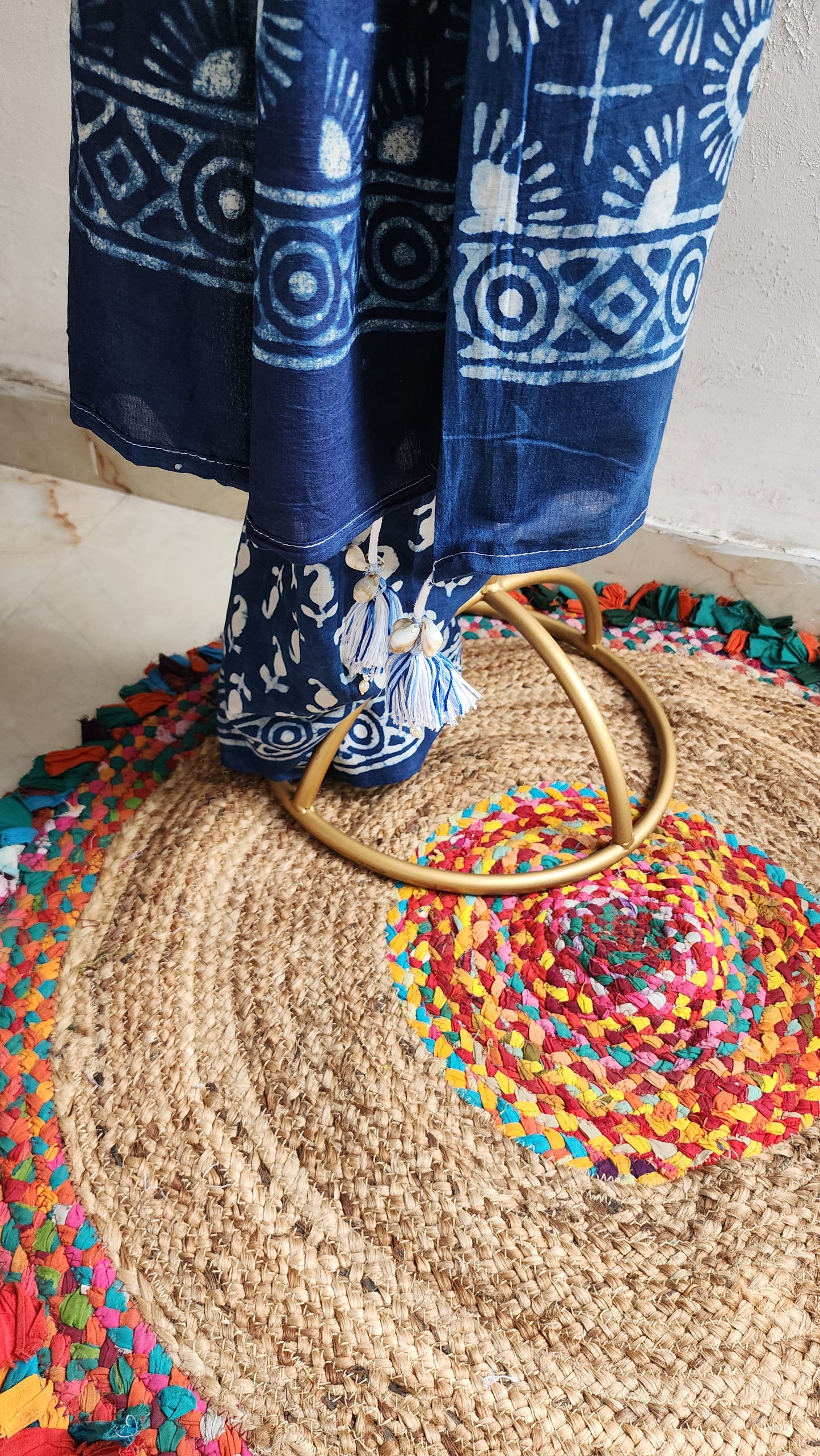 Skyroot Tale  Mulmul Saree