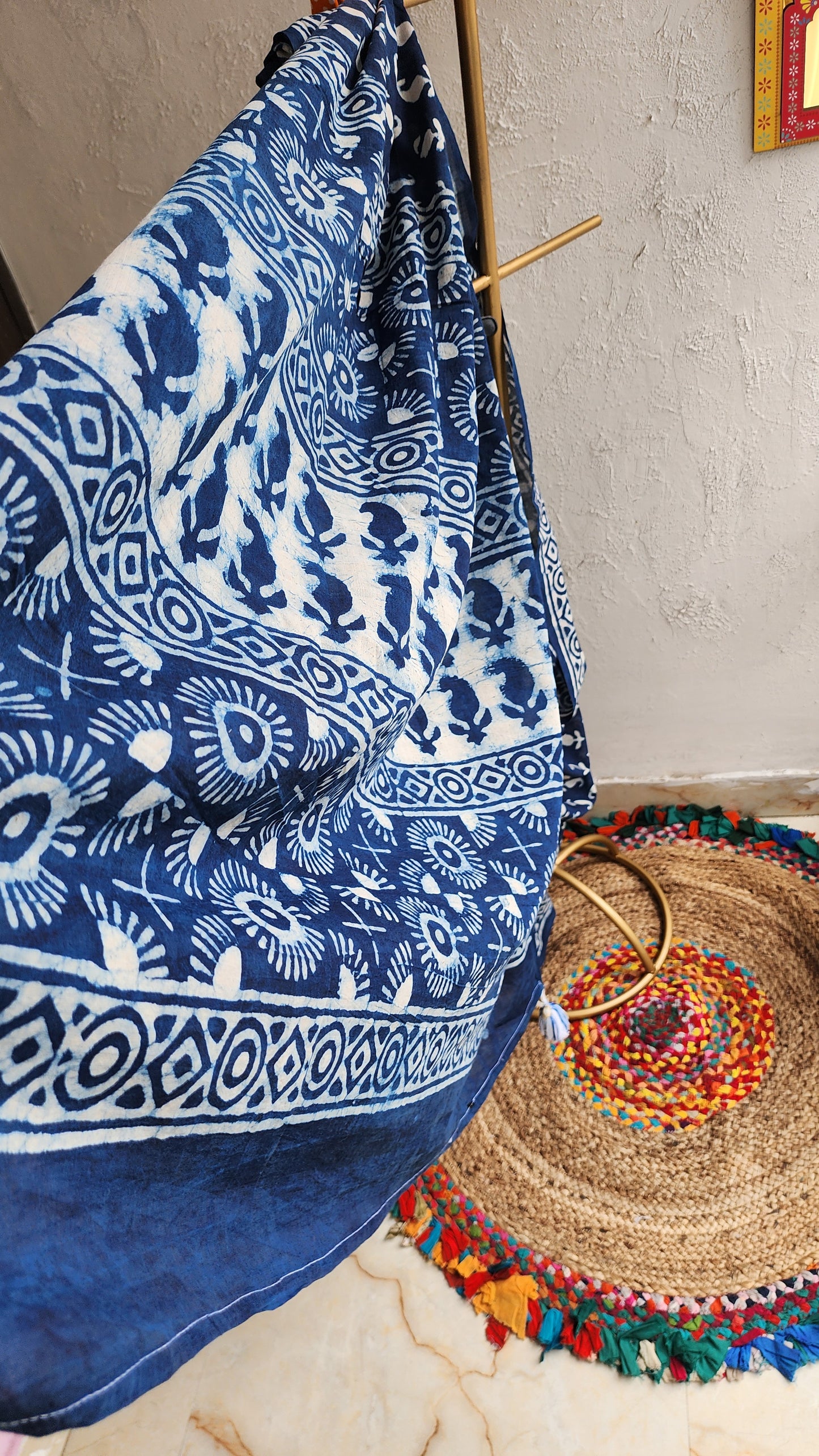 Skyroot Tale  Mulmul Saree