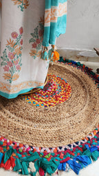 Whisper Field Mulmul Saree