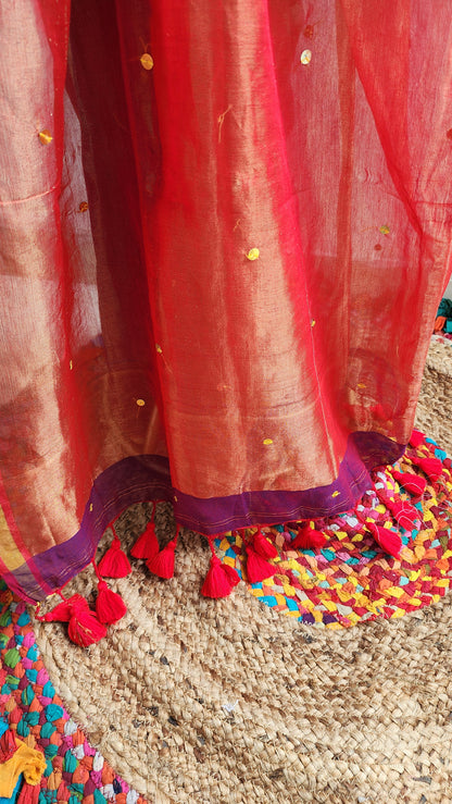 Chand Gulab Mulmul Saree