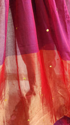 Chand Gulab Mulmul Saree