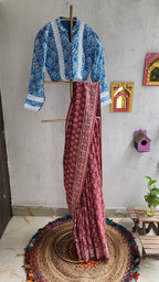 Gulaab Haze Mulmul Saree