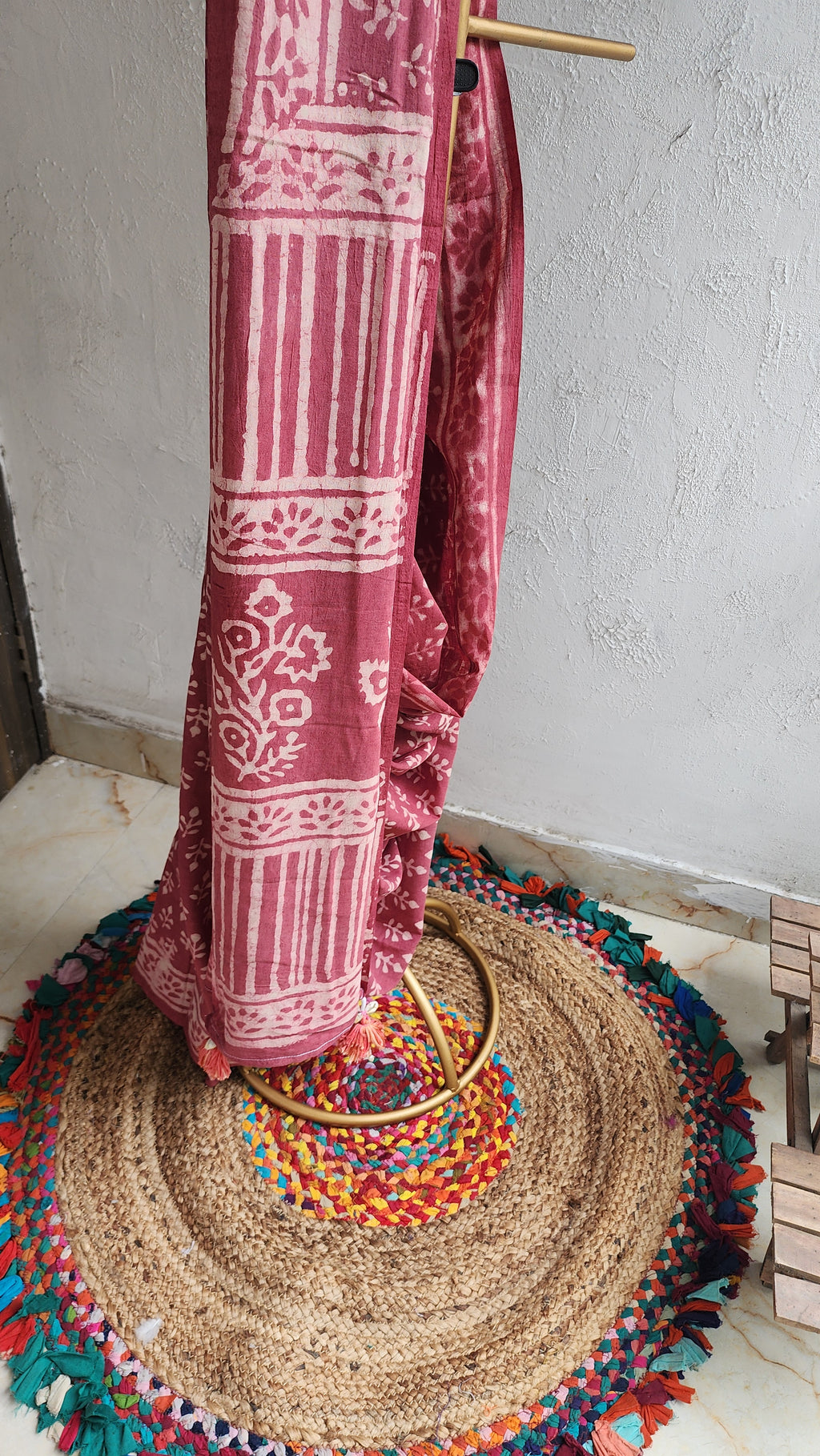 Gulaab Haze Mulmul Saree