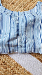 Striped Sleevless Blouse