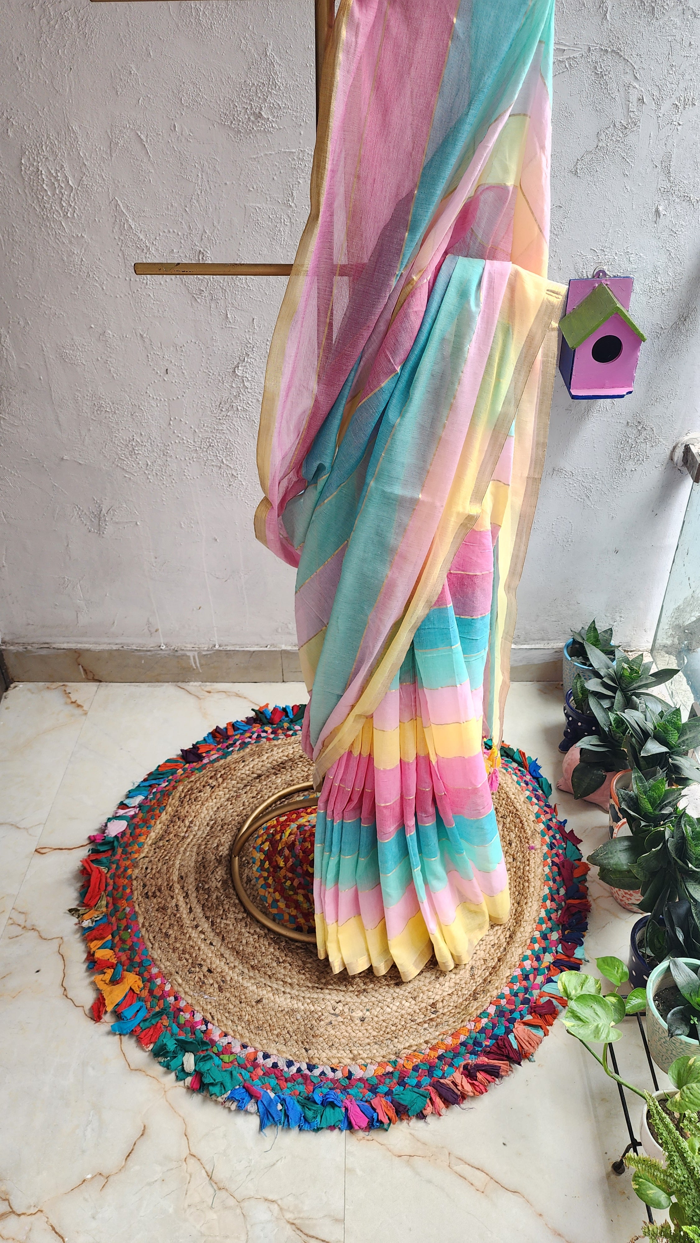 Meethi Roshni Mulmul Saree