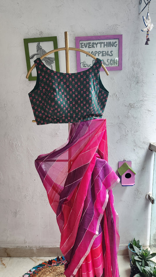 Rustic Wrap Mulmul Saree